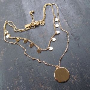 Kate Spade Gold Colored Multi-Chain Layered Necklace